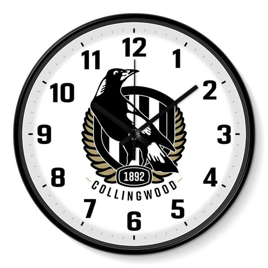 Collingwood Magpies AFL 30 diameter Wall Clock