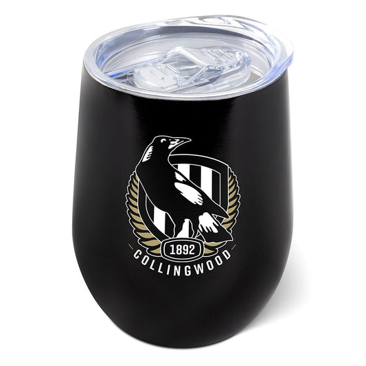 Collingwood Magpies AFL 400ml Stainless Steel Travel Tumbler