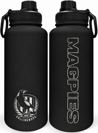Collingwood Magpies AFL 960ml Stainless Steel Drink Bottle