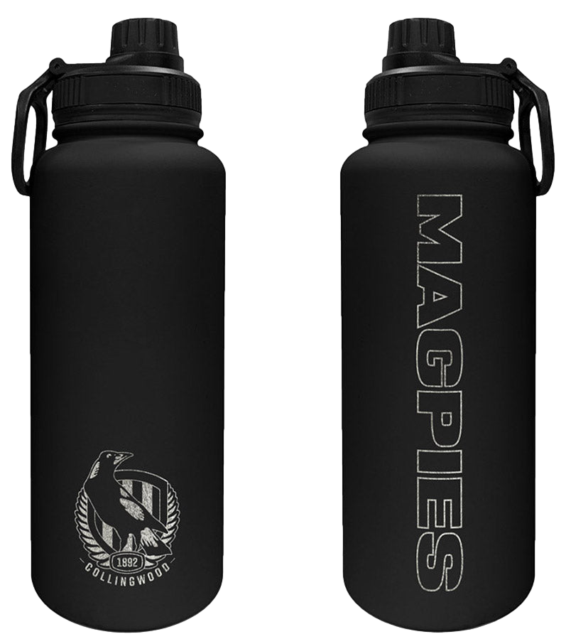 Collingwood Magpies AFL 960ml Stainless Steel Drink Bottle