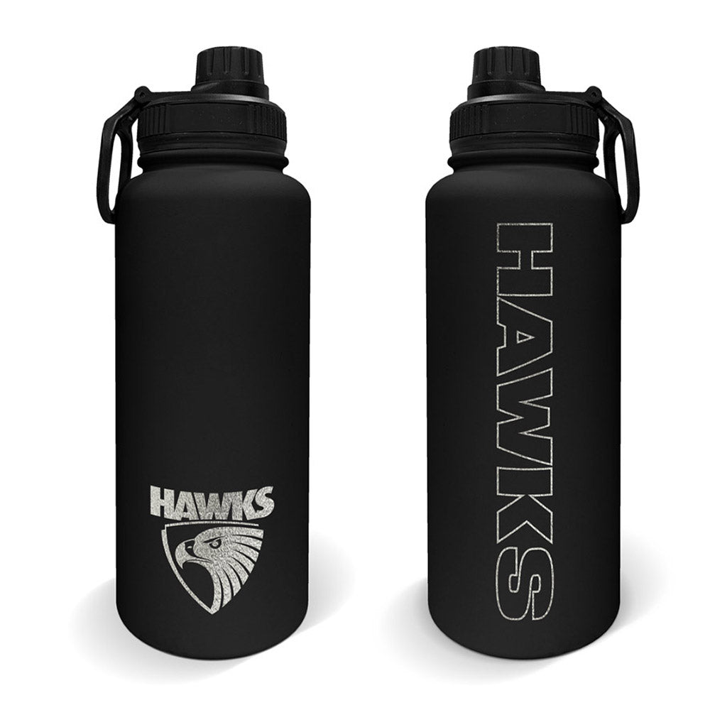 Hawthorn Hawks AFL 960ml Stainless Steel Drink Bottle