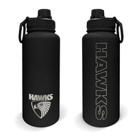 Hawthorn Hawks AFL 960ml Stainless Steel Drink Bottle