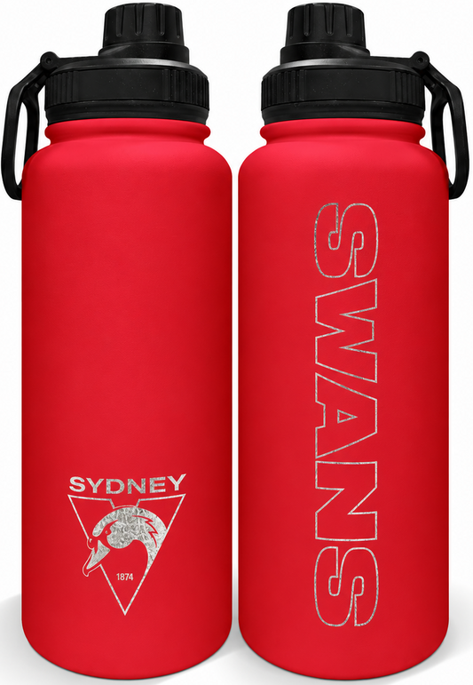 Sydney Swans AFL 960ml Stainless Steel Drink Bottle