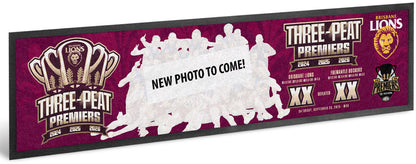 Brisbane Lions 2026 AFL Premiers Team Bar Runner *PRESALE*