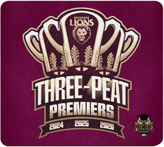 Brisbane Lions 2026 AFL Premiers Score Mouse Mat
