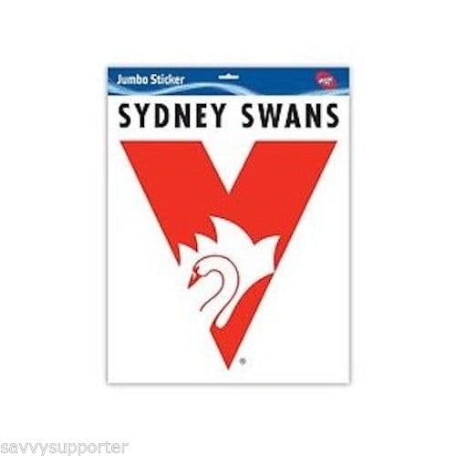 Sydney Swans AFL Jumbo Cut Sticker