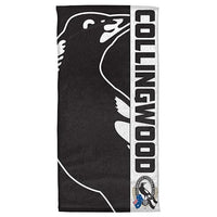 Collingwood Magpies AFL Beach Towel 152cm x 76cm