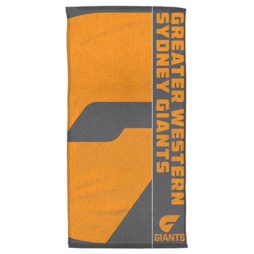 GWS Giants AFL Beach Towel 152cm x 76cm