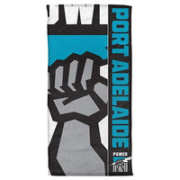 Port Adelaide Power AFL Beach Towel 152cm x 76cm