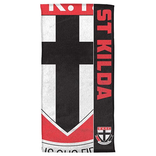 St Kilda Saints AFL Beach Towel 152cm x 76cm