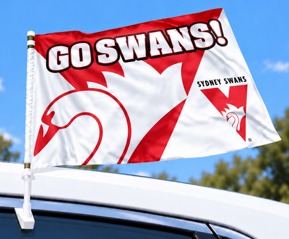 Sydney Swans 2026 AFL  Car Flag