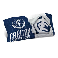 Carlton Blues AFL Double sided Pillowcase 73cm x 48cm