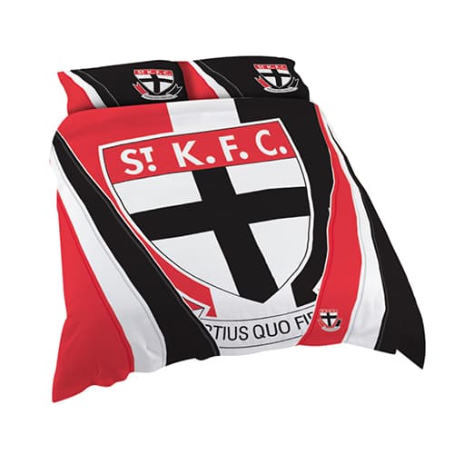 St Kilda Saints AFL Quilt Cover Set Single Double Queen