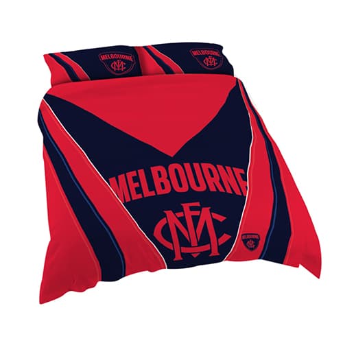 Melbourne Demons AFL King Quilt Cover Set