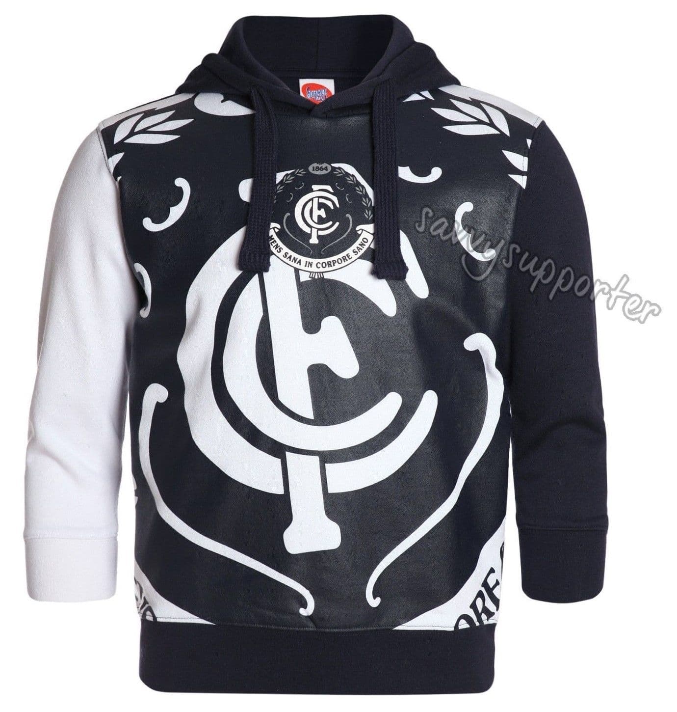 Carlton Blues AFL Mens Pullover Hood Hoody