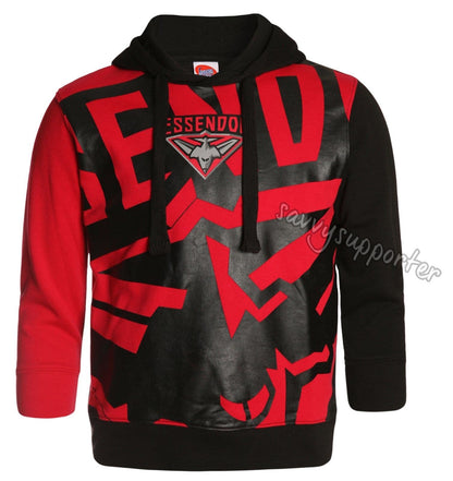 Essendon Bombers AFL Mens Pullover Hood Hoody