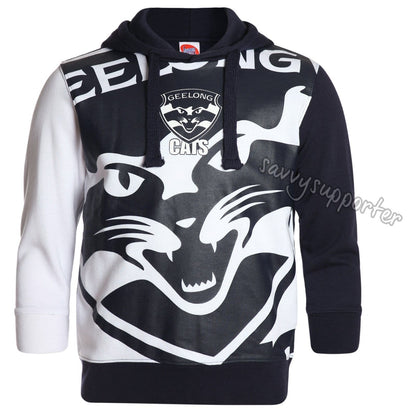 Geelong Cats AFL Mens Pullover Hood Hoody