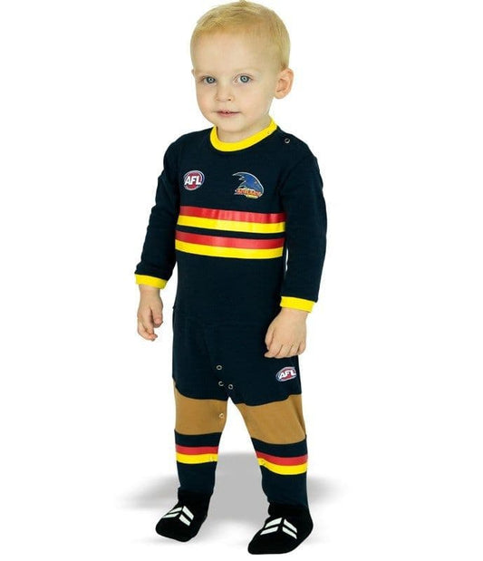 Adelaide Crows AFL Infant Toddler Onesie Footysuit