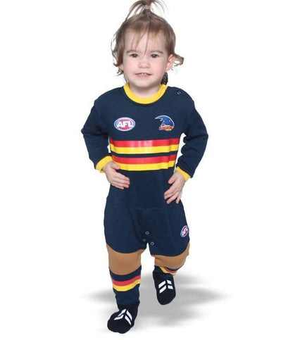 Adelaide Crows AFL Infant Toddler Onesie Footysuit