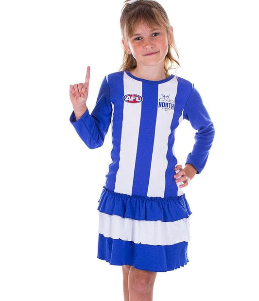 North Melbourne Kangaroos AFL Girls Dress
