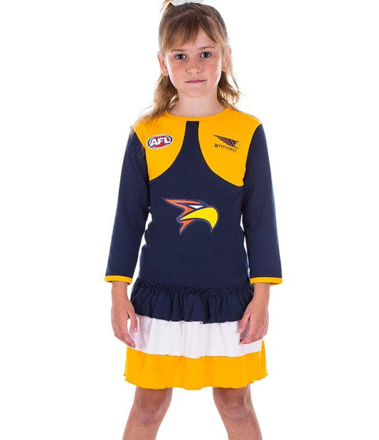 West Coast Eagles AFL Girls Dress