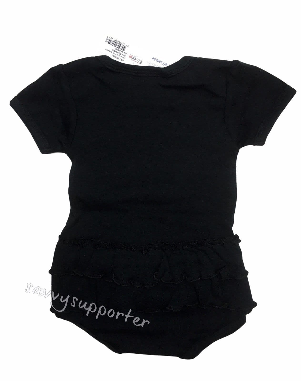 Port Adelaide Power Girls Tutu Baby Footysuit