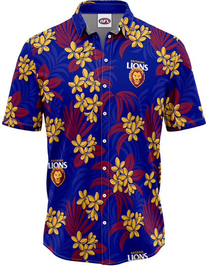 Brisbane Lions 2026 AFL Mens Reef Hawaiian Shirt