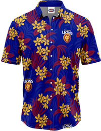 Brisbane Lions 2026 AFL Mens Reef Hawaiian Shirt