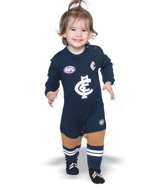 Carlton Blues AFL Infant Toddler Onesie Footysuit