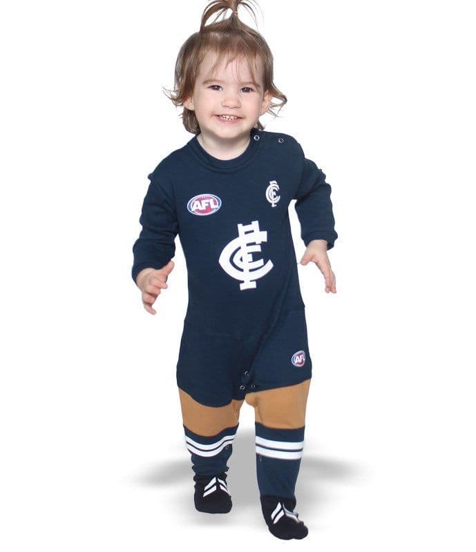 Carlton Blues AFL Infant Toddler Onesie Footysuit