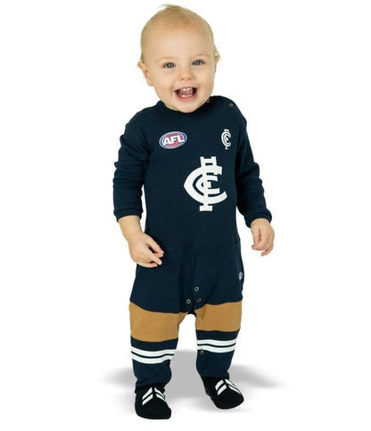 Carlton Blues AFL Infant Toddler Onesie Footysuit