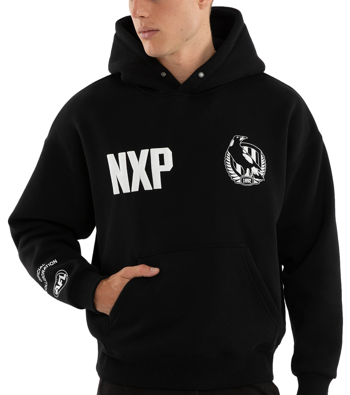 Collingwood Magpies 2026 AFL Mens Top Tier Hoodie