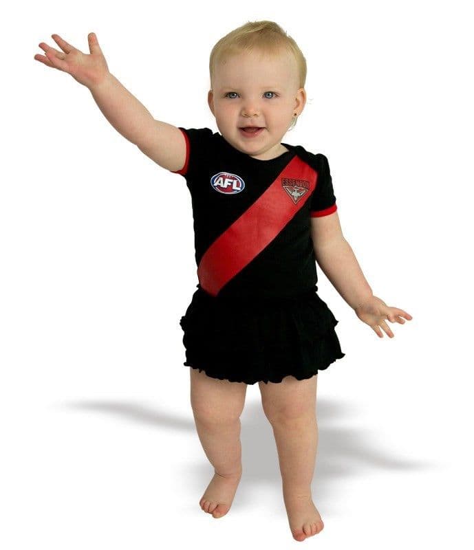 Essendon Bombers AFL Baby Girls Footysuit