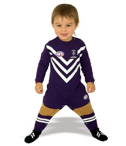 Fremantle Dockers AFL Infant Toddler Onesie Footysuit