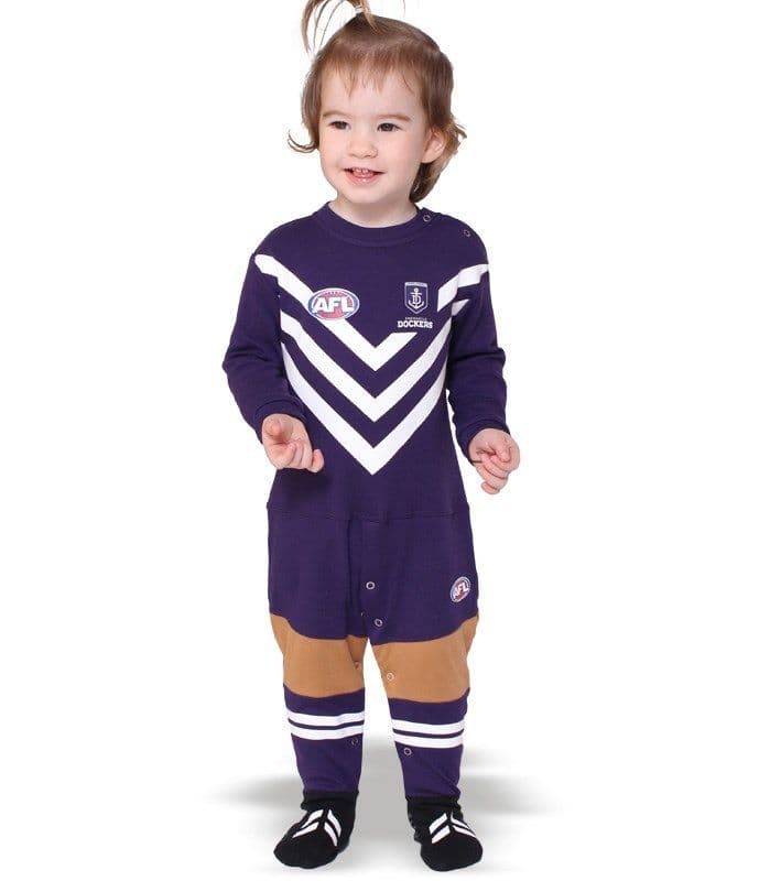 Fremantle Dockers AFL Infant Toddler Onesie Footysuit