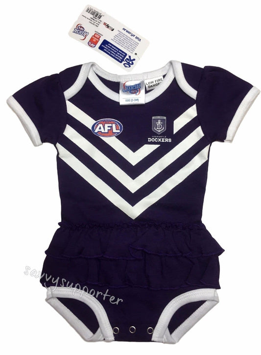 Fremantle Dockers AFL Baby Girls Tutu Footysuit