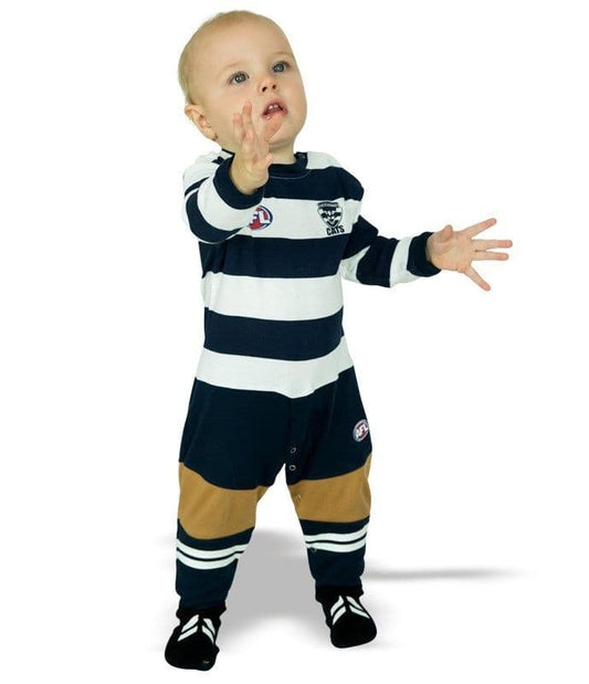 Geelong Cats AFL Infant Toddler Onesie Footysuit