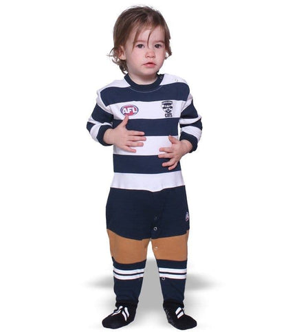 Geelong Cats AFL Infant Toddler Onesie Footysuit