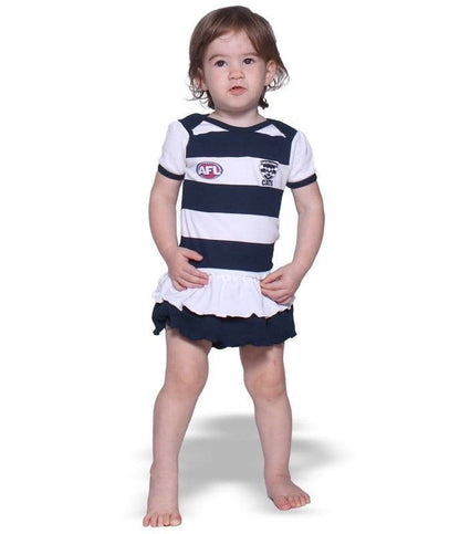 Geelong Cats AFL Girls Baby Tutu Footysuit
