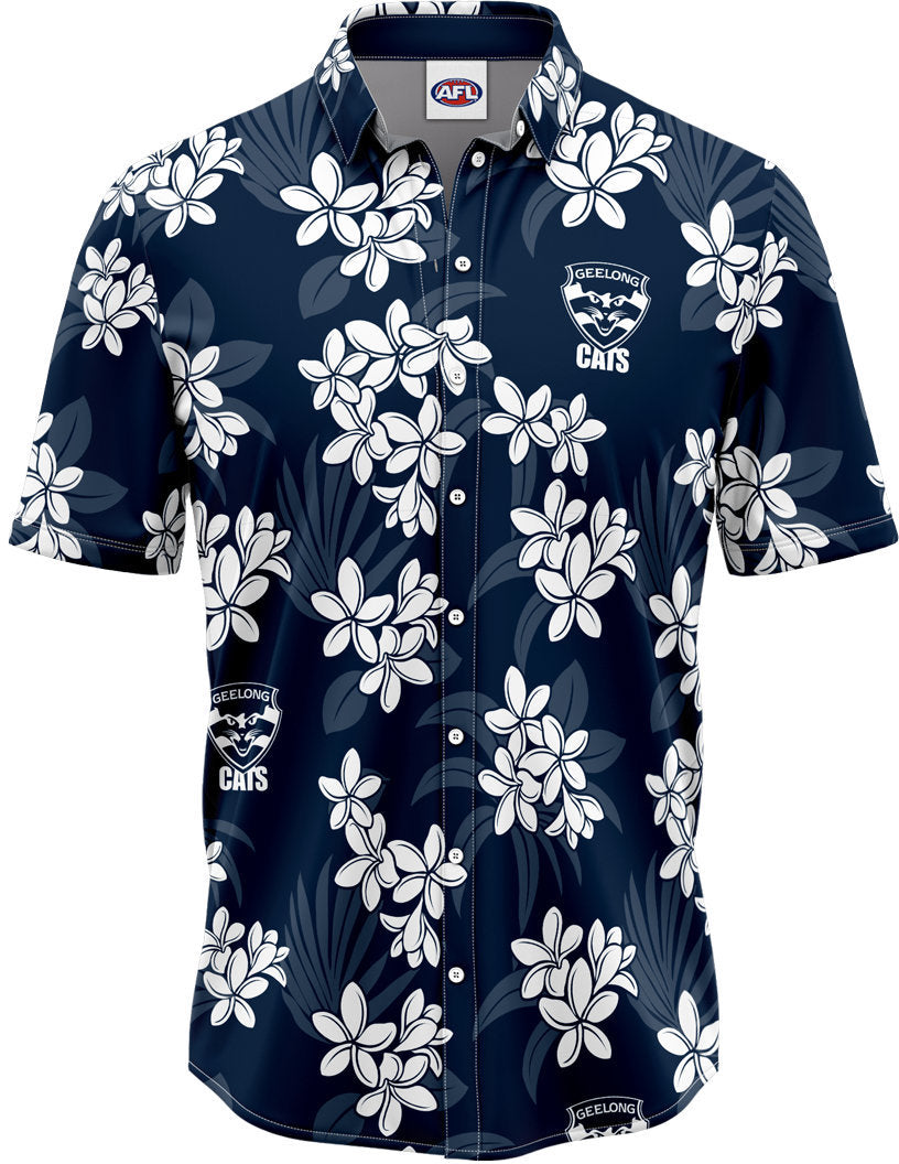 Geelong Cats 2026 AFL Mens Reef Hawaiian Shirt