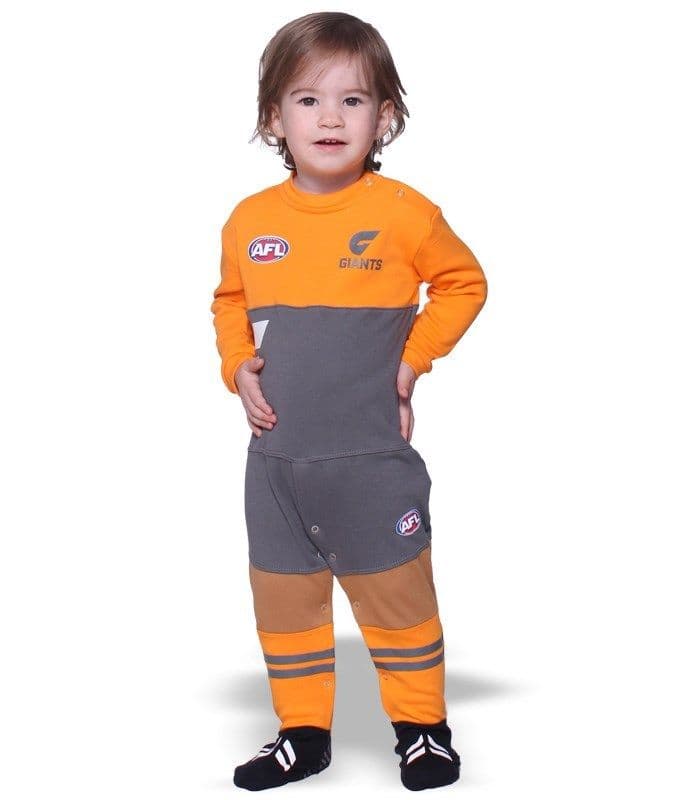 GWS Giants AFL Infant Toddler Onesie Footysuit