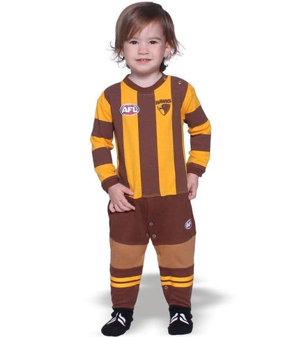 Hawthorn Hawks Infant Toddler Onesie Footysuit