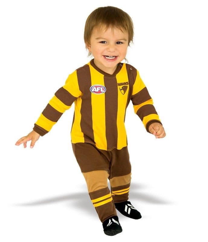 Hawthorn Hawks Infant Toddler Onesie Footysuit