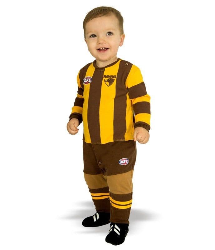 Hawthorn Hawks Infant Toddler Onesie Footysuit