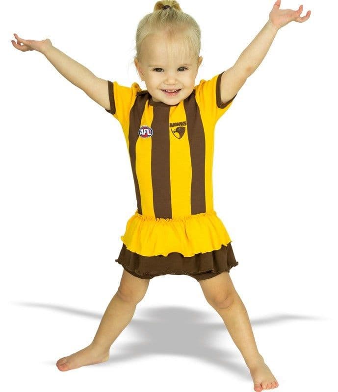 Hawthorn Hawks Girls Baby Tutu Footysuit