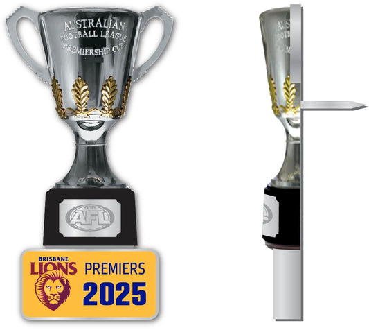 Brisbane Lions 2025 AFL Premiers 3D Trophy Pin  *PRESALE*