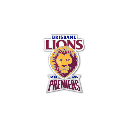 Brisbane Lions 2025 AFL Premiers Logo Pin  *PRESALE*