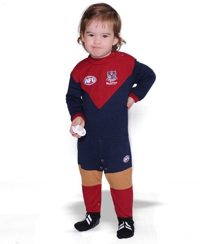 Melbourne Demons AFL Stud Infant Footysuit