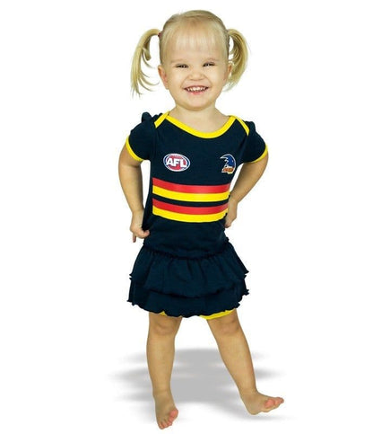 Adelaide Crows AFL Baby Girls Tutu Footysuit