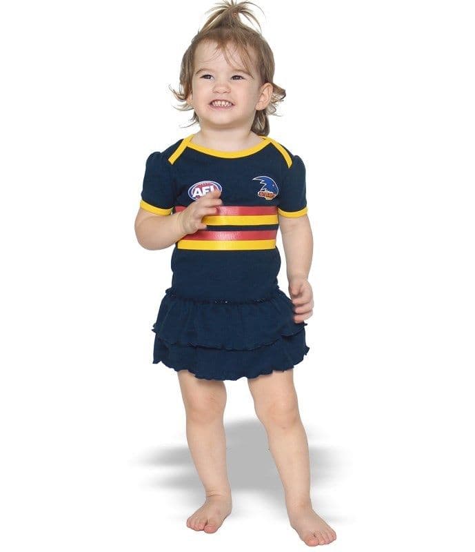 Adelaide Crows AFL Baby Girls Tutu Footysuit